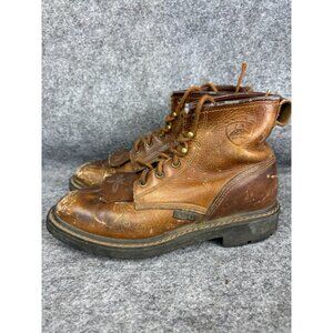 Ariat 31028 Cascade Kiltie Roper Boots Women's 7B Brown Leather Western Ranch